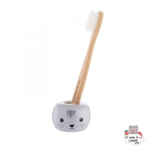 Porte brosse à dents - Nori Cat Kawaii Friends - S&B-XDC340 - Sass & Belle - Accessoires - Le Nuage de Charlotte