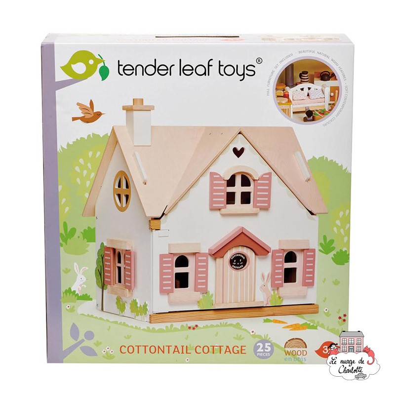 tender leaf Cottontail Cottage - TLT-8123 - Tender Leaf Toys - Doll's Houses - Le Nuage de Charlotte