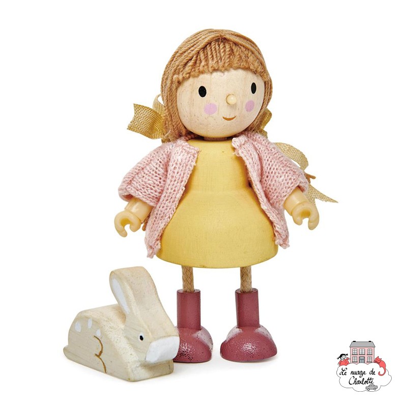 tender leaf Amy et son lapin - TLT-8146 - Tender Leaf Toys - Maisons de poupées - Le Nuage de Charlotte