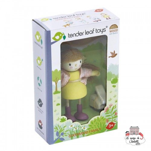 tender leaf Amy et son lapin - TLT-8146 - Tender Leaf Toys - Maisons de poupées - Le Nuage de Charlotte