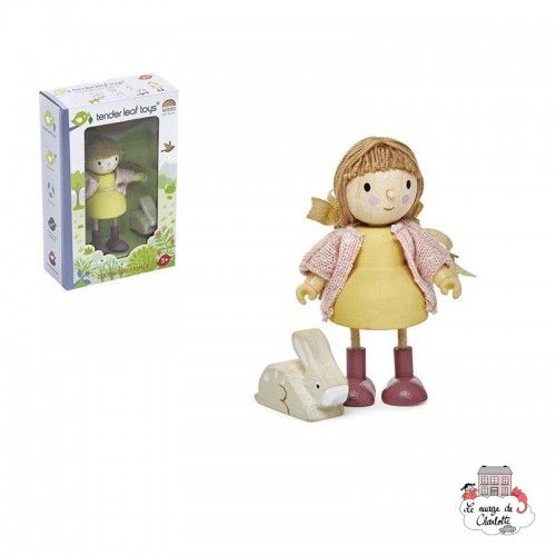 tender leaf Amy et son lapin - TLT-8146 - Tender Leaf Toys - Maisons de poupées - Le Nuage de Charlotte