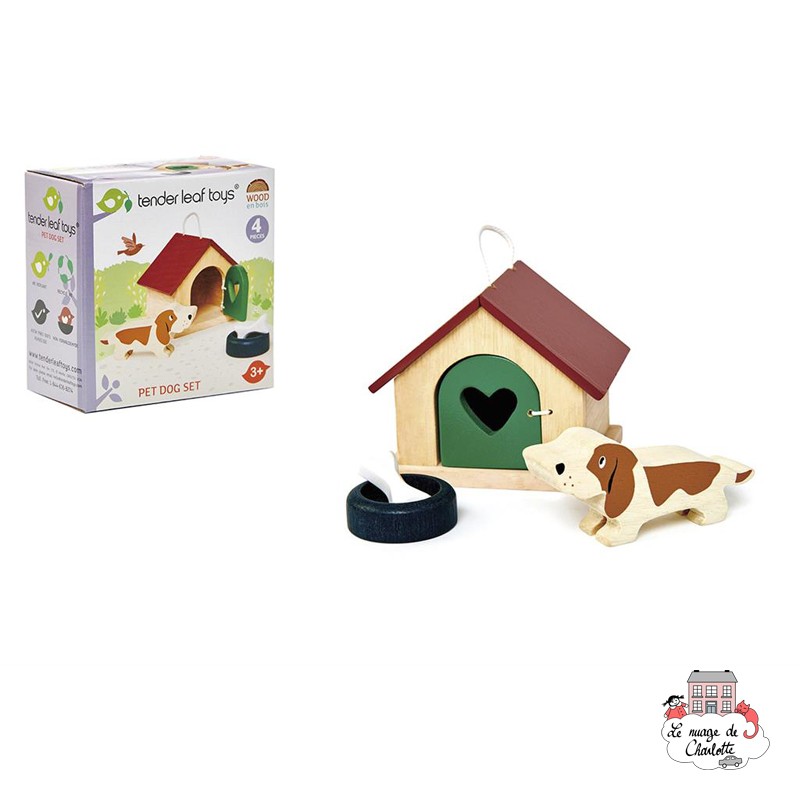 tender leaf Pet Dog Set - TLT-8162 - Tender Leaf Toys - Doll's Houses - Le Nuage de Charlotte