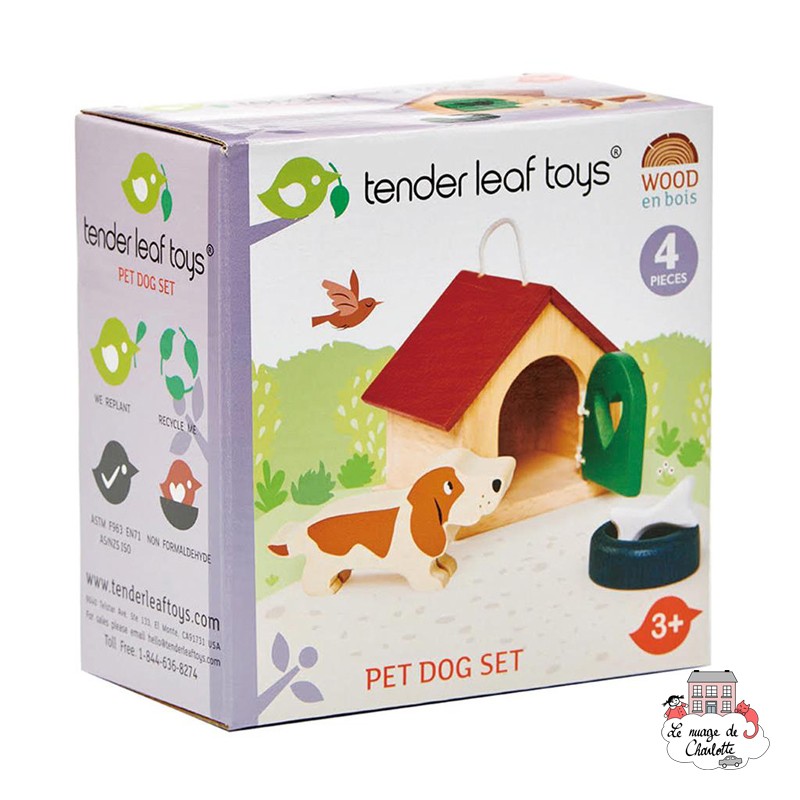 tender leaf Pet Dog Set - TLT-8162 - Tender Leaf Toys - Doll's Houses - Le Nuage de Charlotte