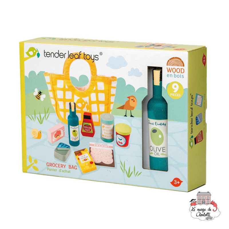 Sac d'épicerie - TLT-8273 - Tender Leaf Toys - Epicerie - Le Nuage de Charlotte