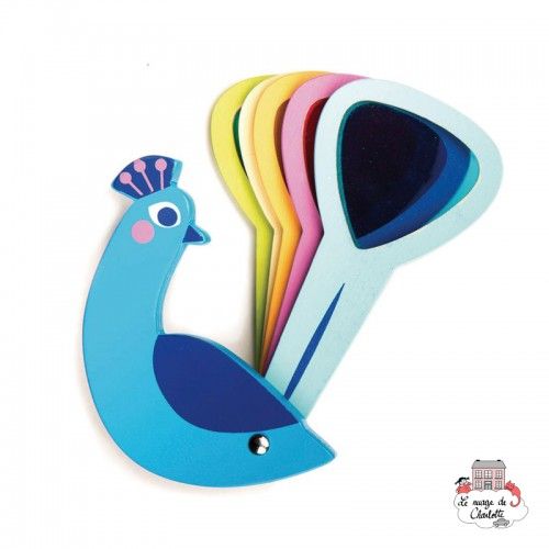 Couleurs de Paon - TLT-8338 - Tender Leaf Toys - Jouets d'activité - Le Nuage de Charlotte