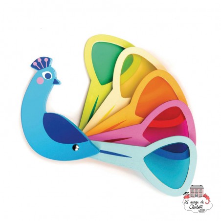 Couleurs de Paon - TLT-8338 - Tender Leaf Toys - Jouets d'activité - Le Nuage de Charlotte