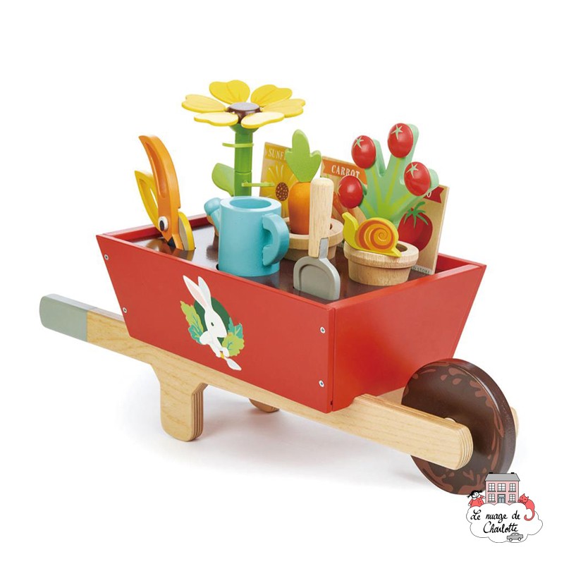 Garden Wheelbarrow Set - TLT-8357 - Tender Leaf Toys - Construction and gardening - Le Nuage de Charlotte