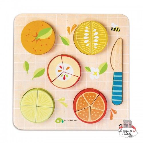 Puzzle Fractions d'Agrumes - TLT-8414 - Tender Leaf Toys - Epicerie - Le Nuage de Charlotte