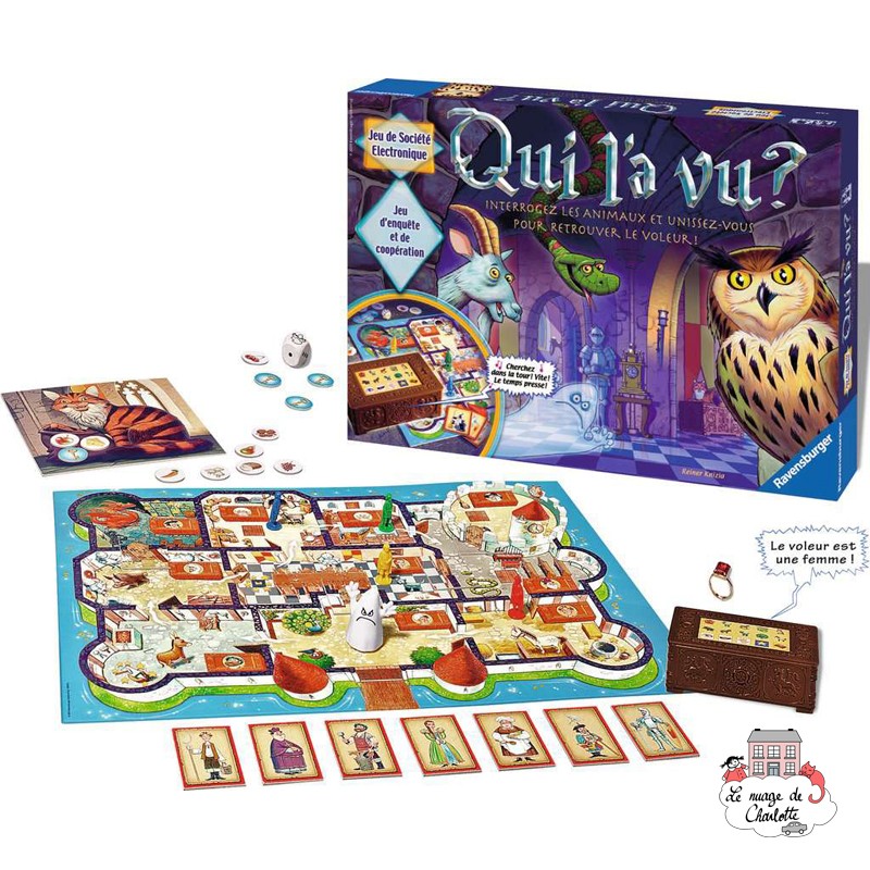 Qui l'à vu? - RAV-214396 - Ravensburger - Board Games - Le Nuage de Charlotte