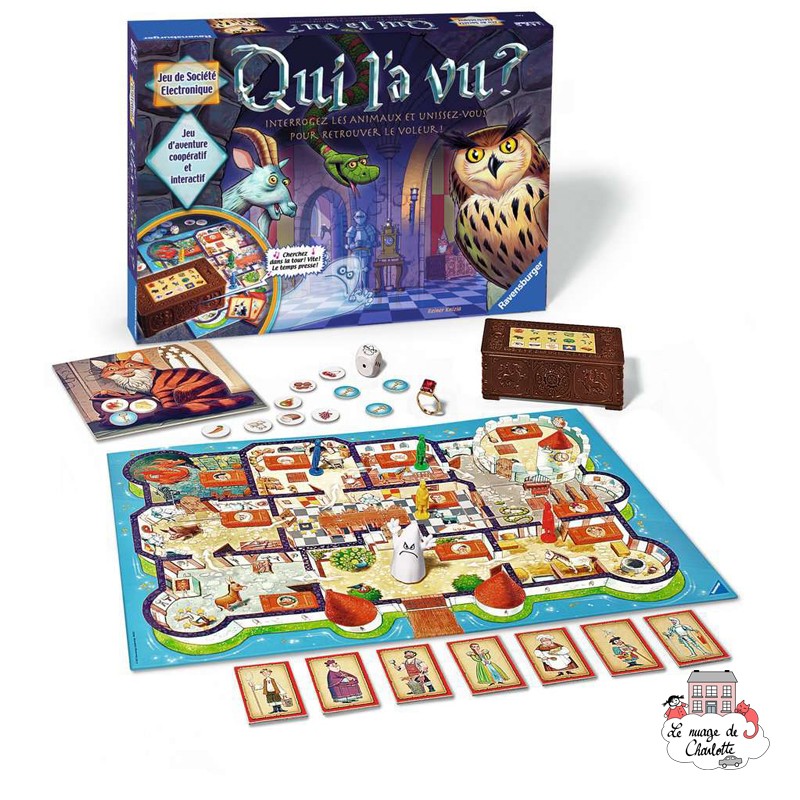 Qui l'à vu? - RAV-214396 - Ravensburger - Jeux de société - Le Nuage de Charlotte