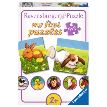 Lovely Animals - RAV-073313 - Ravensburger - Puzzles for little ones - Le Nuage de Charlotte