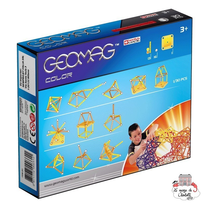 Geomag Color 30 - GEO-251 - Geomag - Éléments magnétiques - Le Nuage de Charlotte