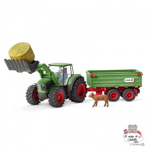 Tractor with trailer - SCH-42379 - Schleich - Figures and accessories - Le Nuage de Charlotte