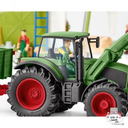 Tracteur avec remorque - SCH-42379 - Schleich - Figurines et accessoires - Le Nuage de Charlotte