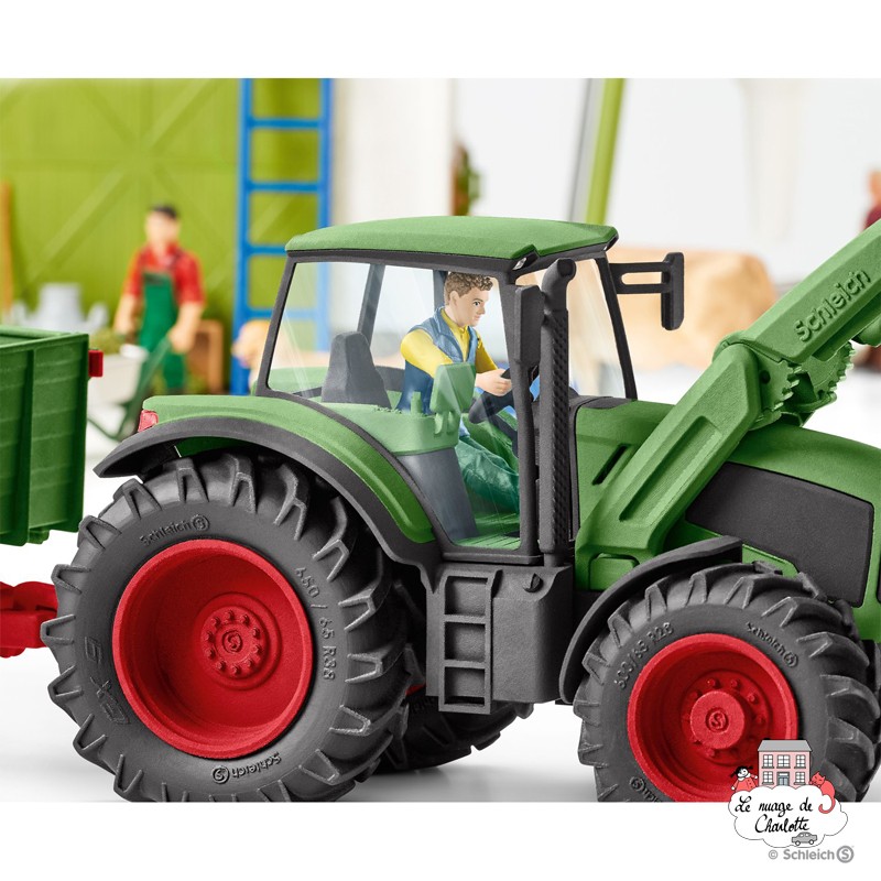 Tractor with trailer - SCH-42379 - Schleich - Figures and accessories - Le Nuage de Charlotte