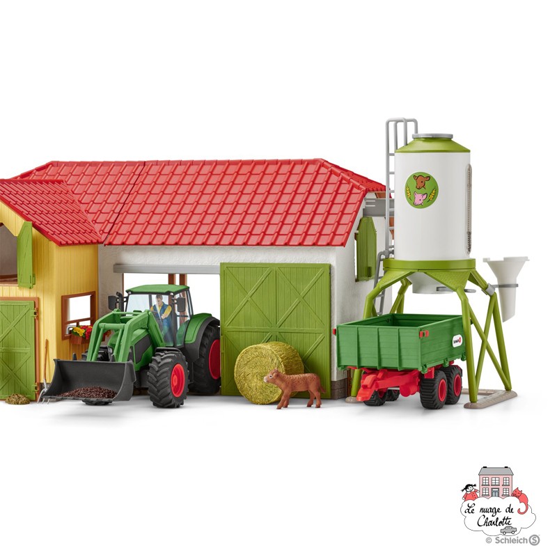 Tracteur avec remorque - SCH-42379 - Schleich - Figurines et accessoires - Le Nuage de Charlotte