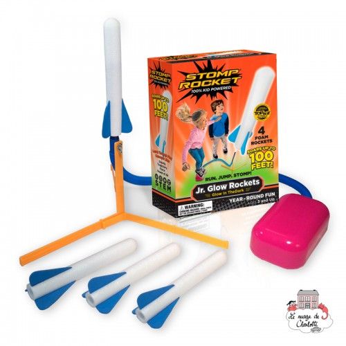 Stomp Rocket Jr. Glow Rocket - DLC-1620005 - D&L Company - Outdoor Play - Le Nuage de Charlotte