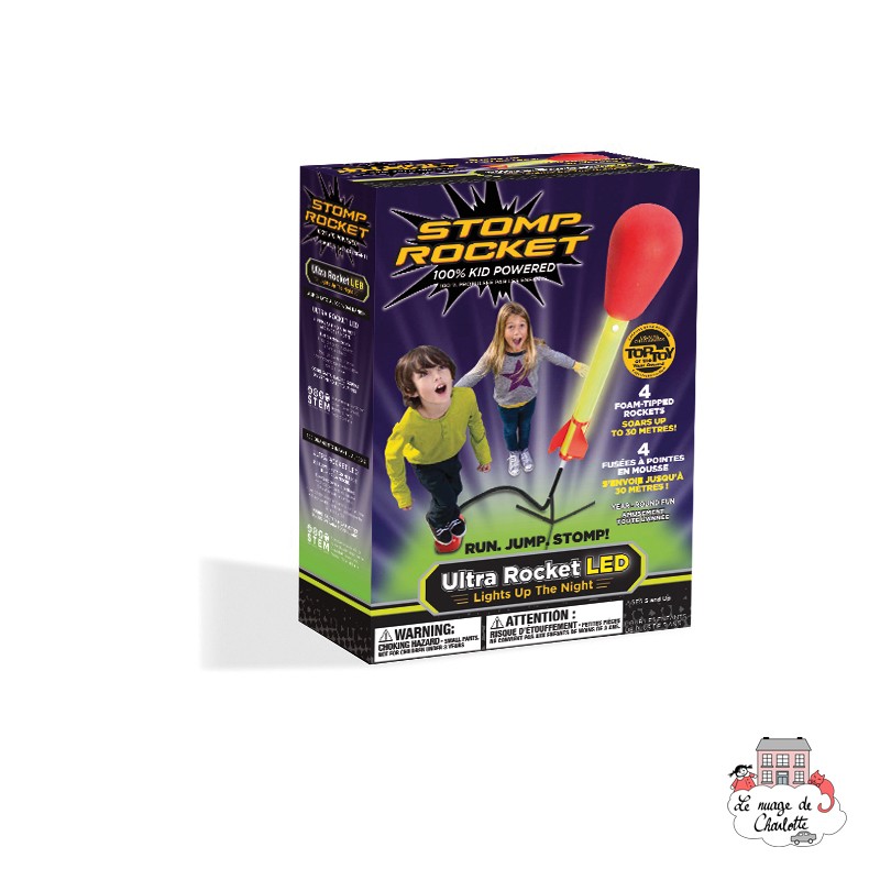 Stomp Rocket Ultra Rocket LED - DLC-1620500 - D&L Company - Jeux d'éxtérieur - Le Nuage de Charlotte