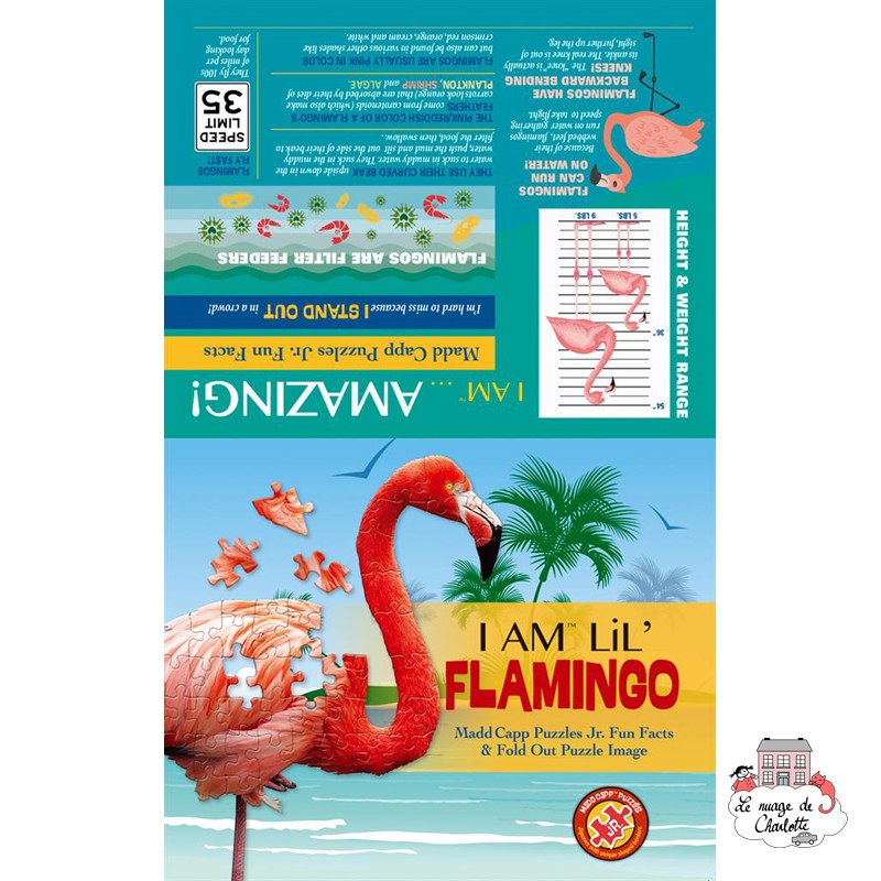 I AM LiL' - Flamingo - MDC-5124009 - MaDDCaPP - 100 pieces - Le Nuage de Charlotte