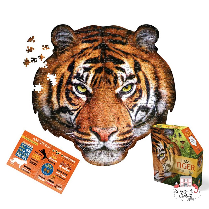 I AM - Tigre - MDC-5123005 - MaDDCaPP - Puzzles pour les plus grands - Le Nuage de Charlotte