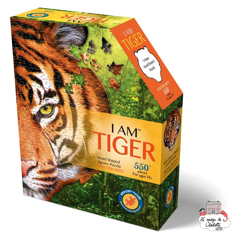 I AM - Tigre - MDC-5123005 - MaDDCaPP - Puzzles pour les plus grands - Le Nuage de Charlotte