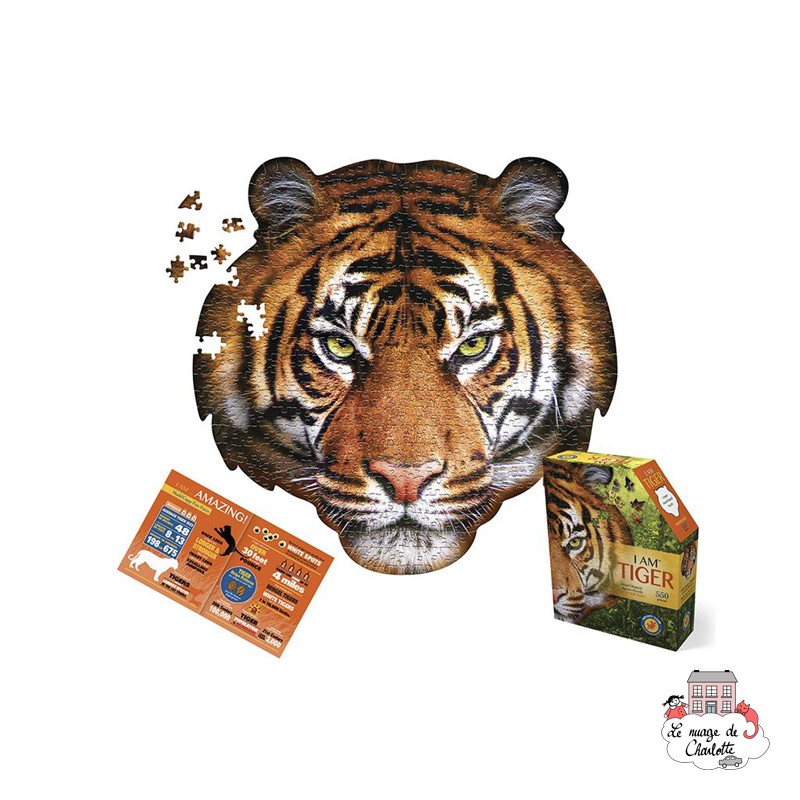 I AM - Tigre - MDC-5123005 - MaDDCaPP - Puzzles pour les plus grands - Le Nuage de Charlotte