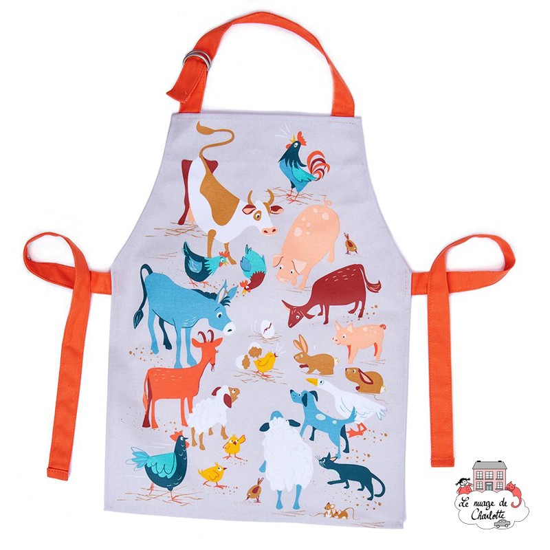 Fred's Farm Apron - TBD-8864026 - ThreadBear design - Aprons - Le Nuage de Charlotte