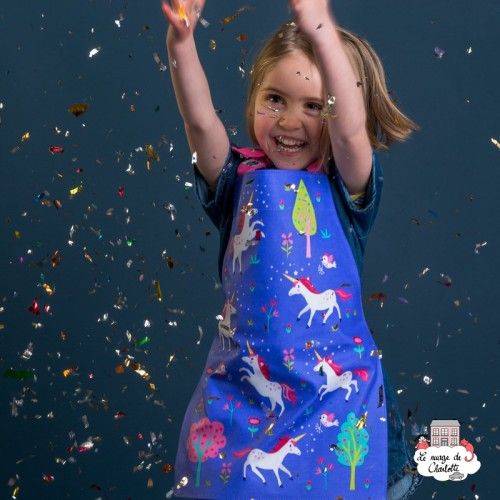 Lulu L'unicorn Apron - TBD-8864002 - ThreadBear design - Aprons - Le Nuage de Charlotte