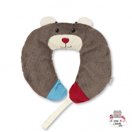 Neck Roll with Soother Chain - Bobby the Bear - STE-6511729 - Sterntaler - Neck Pillow - Le Nuage de Charlotte