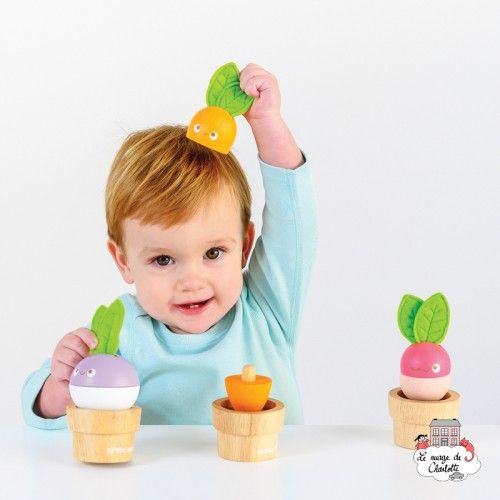 Légumes Empilables - LTV-PL121 - Le Toy Van - Jouets d'activité - Le Nuage de Charlotte