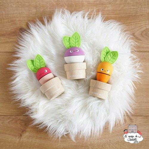 Légumes Empilables - LTV-PL121 - Le Toy Van - Jouets d'activité - Le Nuage de Charlotte