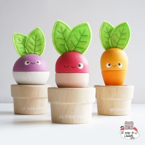 Légumes Empilables - LTV-PL121 - Le Toy Van - Jouets d'activité - Le Nuage de Charlotte