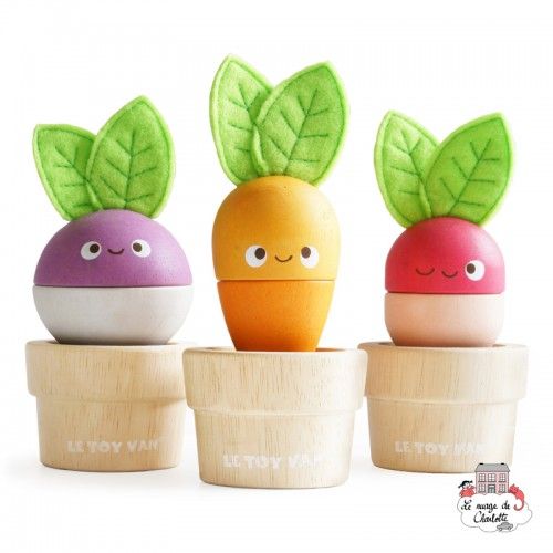 Légumes Empilables - LTV-PL121 - Le Toy Van - Jouets d'activité - Le Nuage de Charlotte