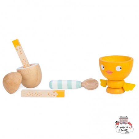 Egg Cup Set "Chicky-Chick" - LTV-TV315 - Le Toy Van - Play Food - Le Nuage de Charlotte