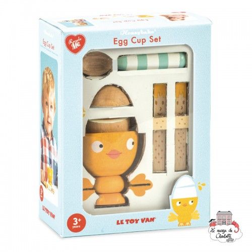 Egg Cup Set "Chicky-Chick" - LTV-TV315 - Le Toy Van - Play Food - Le Nuage de Charlotte