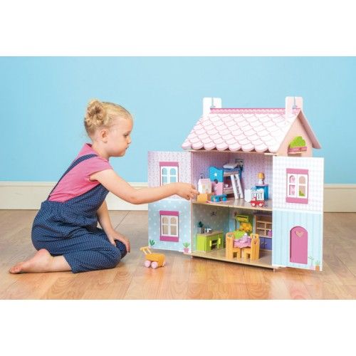 La Première Maison de mes Rêves (meublée) - LTV-H136 - Le Toy Van - Maisons de poupées - Le Nuage de Charlotte