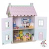 La Maison Joli Coeur (meublée) - LTV-H126 - Le Toy Van - Maisons de poupées - Le Nuage de Charlotte