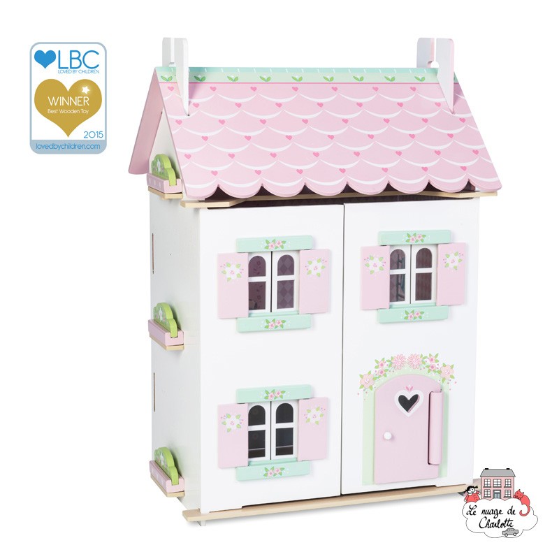 La Maison Joli Coeur (meublée) - LTV-H126 - Le Toy Van - Maisons de poupées - Le Nuage de Charlotte