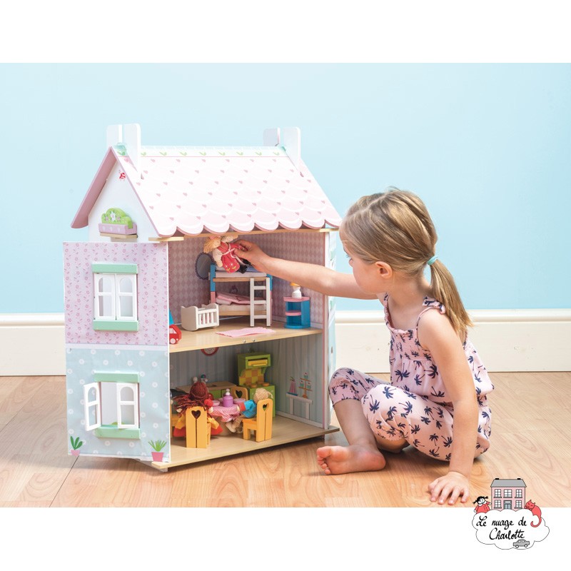 Sweetheart Cottage (with furniture) - LTV-H126 - Le Toy Van - Doll's Houses - Le Nuage de Charlotte