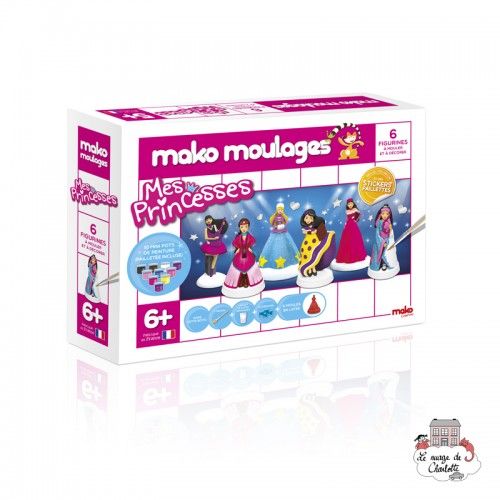 mako moulages - Mes princesses - MAK-39017 - Mako Créations - Moulages en plâtres - Le Nuage de Charlotte