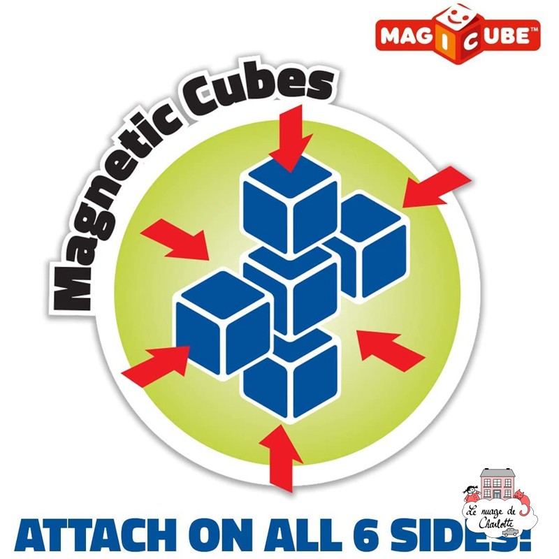 Geomag Magicube Mix & Match 9 - GEO-124 - Geomag - Magnetic elements - Le Nuage de Charlotte