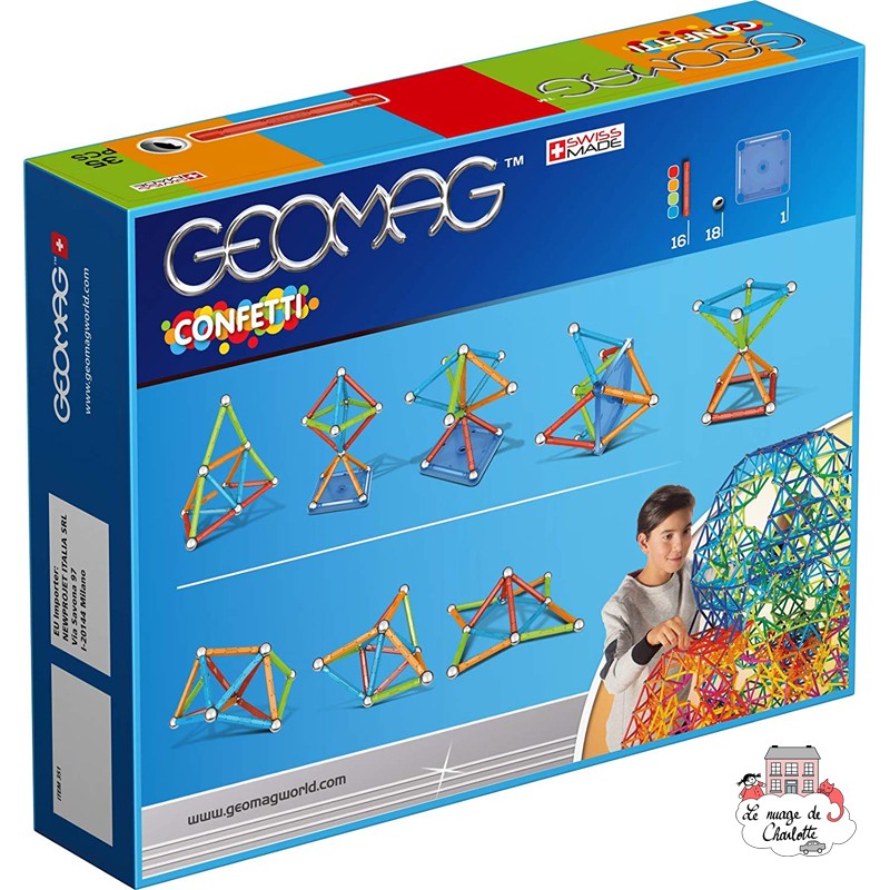 Geomag Confetti 35 - GEO-351 - Geomag - Éléments magnétiques - Le Nuage de Charlotte