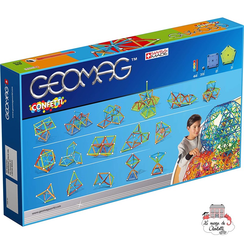 Geomag Confetti 88 - GEO-353 - Geomag - Éléments magnétiques - Le Nuage de Charlotte