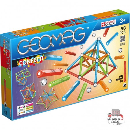 Geomag Confetti 88 - GEO-353 - Geomag - Éléments magnétiques - Le Nuage de Charlotte