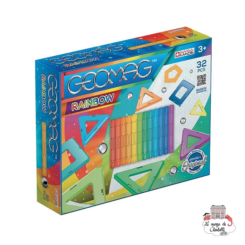 Geomag Rainbow 32 - GEO-370 - Geomag - Magnetic elements - Le Nuage de Charlotte