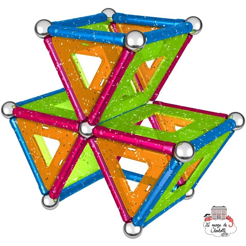 Geomag Glitter 68 - GEO-533 - Geomag - Éléments magnétiques - Le Nuage de Charlotte