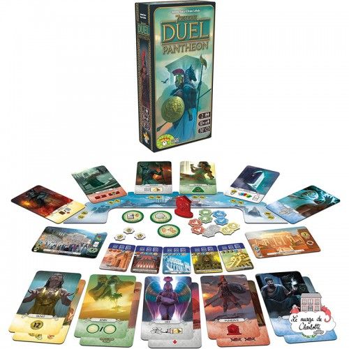 7 Wonders Duel - Ext. Pantheon - REP-6292111 - Repos Production - Board Games - Le Nuage de Charlotte