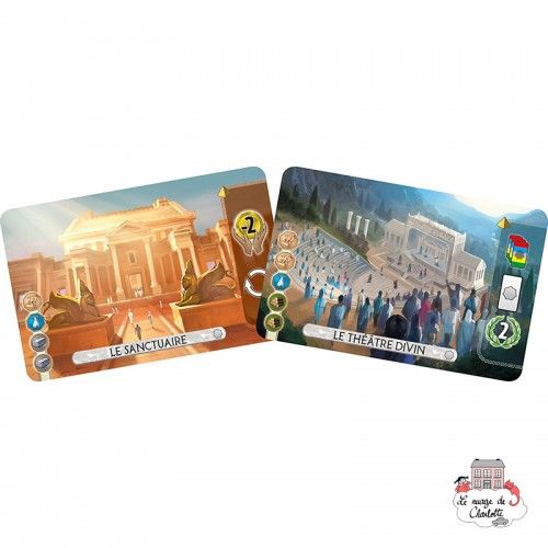 7 Wonders Duel - Ext. Pantheon - REP-6292111 - Repos Production - Jeux de société - Le Nuage de Charlotte