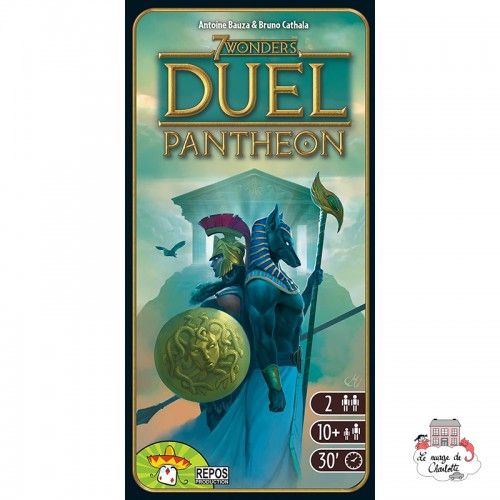 7 Wonders Duel - Ext. Pantheon - REP-6292111 - Repos Production - Jeux de société - Le Nuage de Charlotte