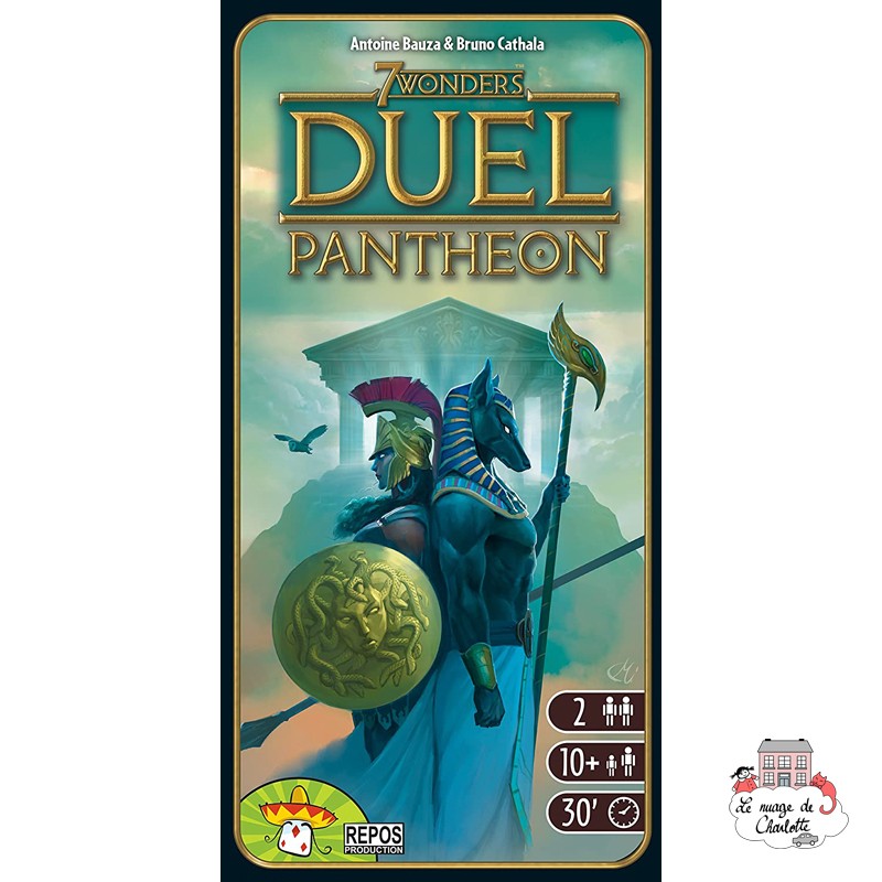 7 Wonders Duel - Ext. Pantheon - REP-6292111 - Repos Production - Board Games - Le Nuage de Charlotte